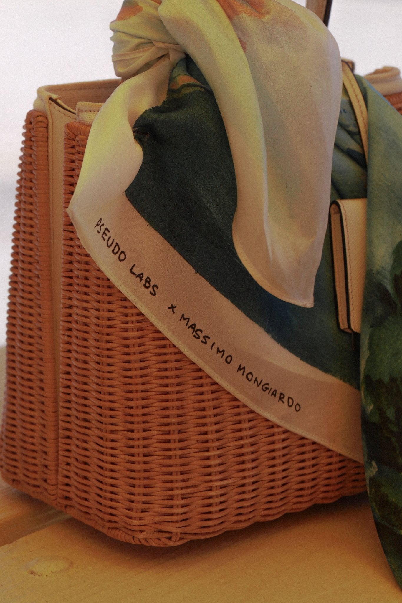 Limited Edition 100% Silk Scarf – Summer 2025 Collaboration - PSEUDO LABS