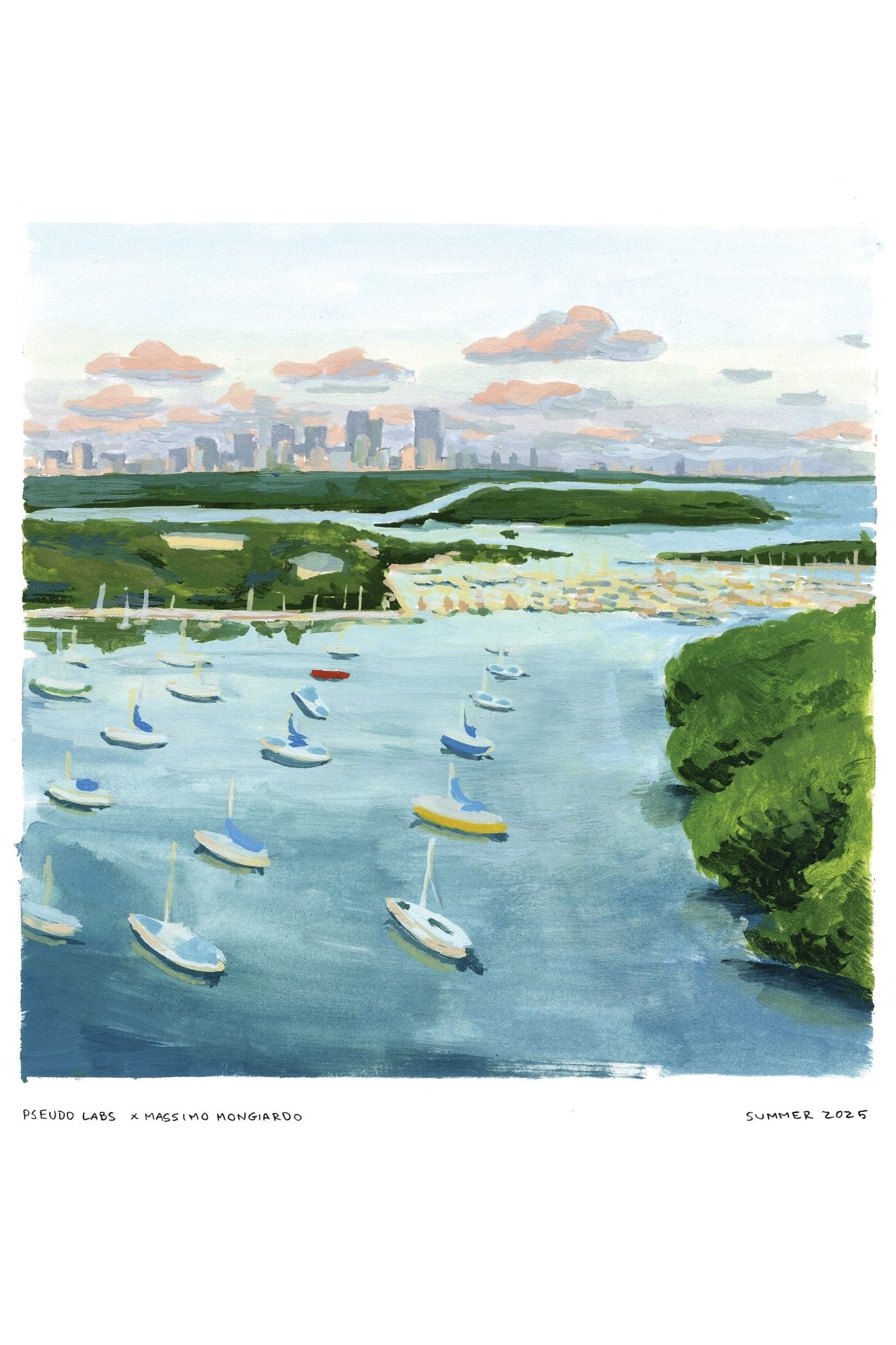 Limited Edition 100% Silk Scarf – Summer 2025 Collaboration - PSEUDO LABS