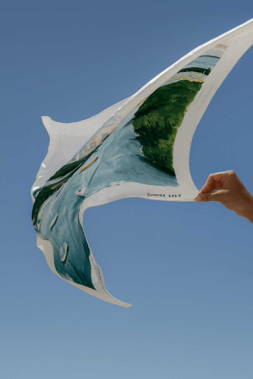 Limited Edition 100% Silk Scarf – Summer 2025 Collaboration - PSEUDO LABS